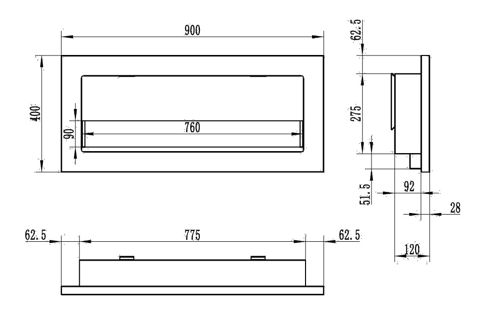 biokominek_wiszacy_z_szyba_900x400_slim_czarny_strukturalny_mat_wymiary